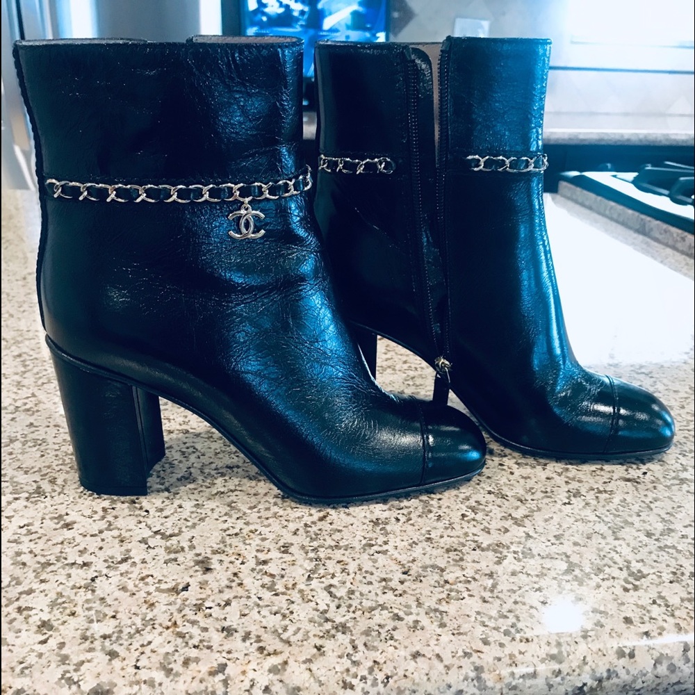 Chanel short boots